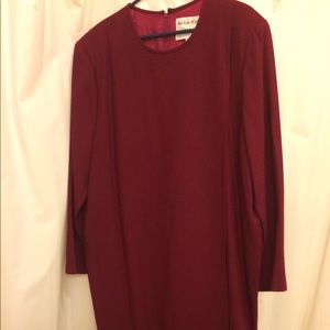 Dress plus size 20 long sleeves